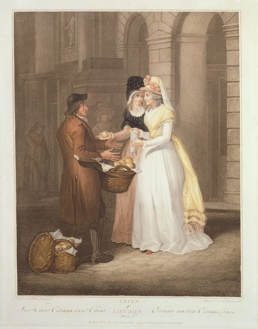 Tatlı Çin Portakalları, Tatlı Çin, Luigi Schiavonetti (1765-1810), pub tarafından oyulmuş 