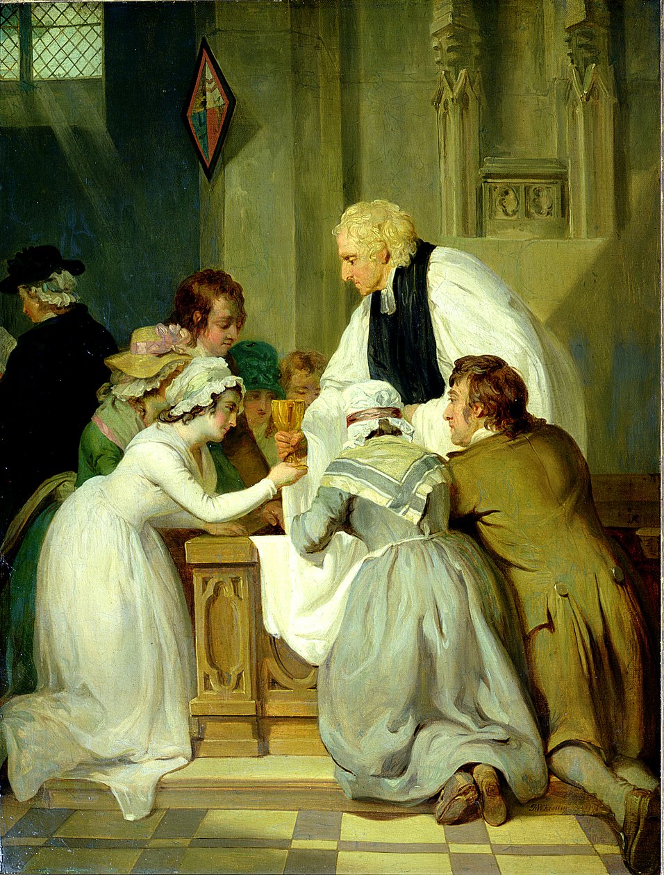 Komünyon (tuval üzerine yağlıboya) by Francis Wheatley