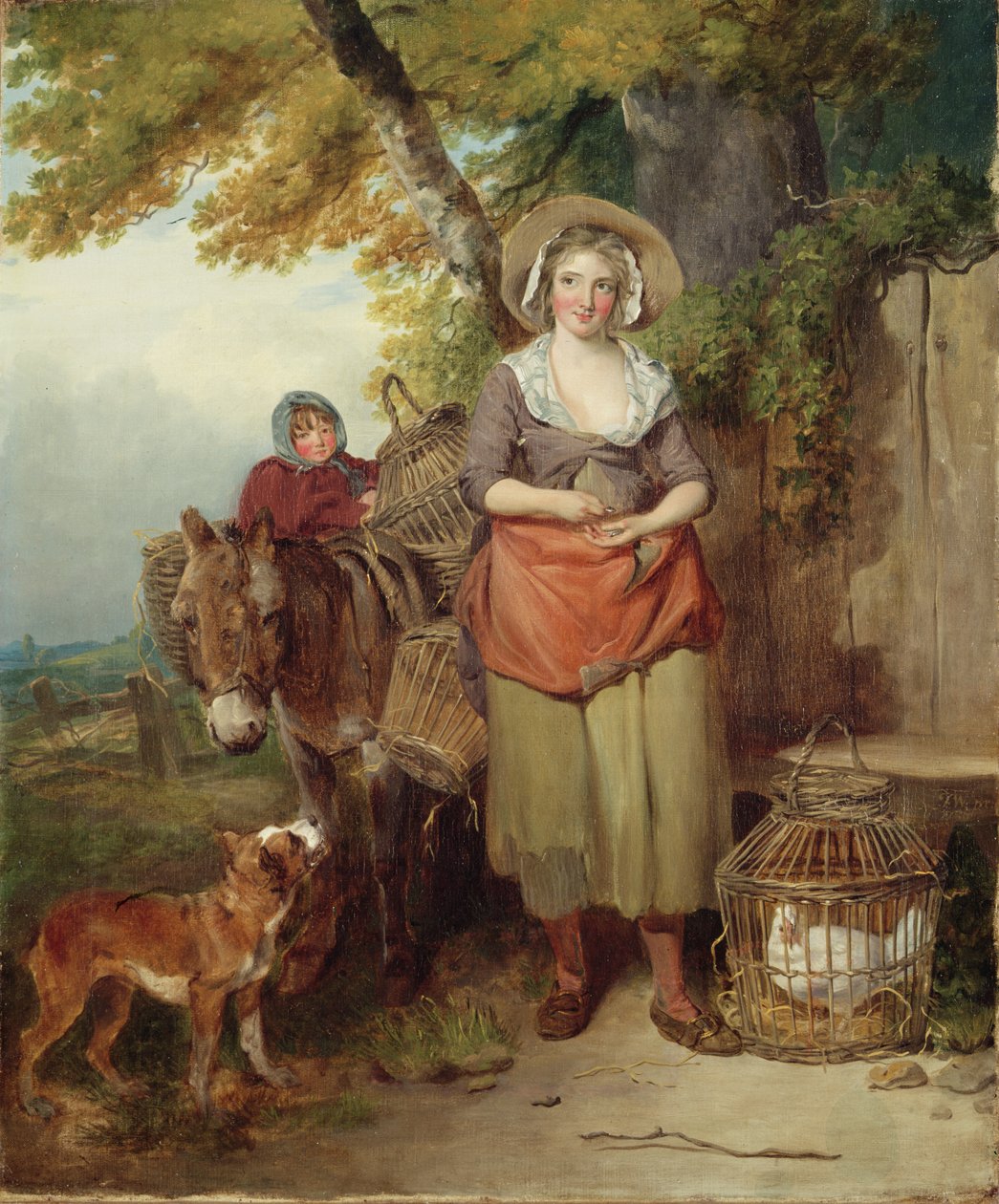 Piyasadan Dönüş by Francis Wheatley