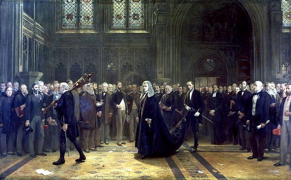 1881 yılında Konuşmacı Alayı by Francis Wilfred Lawson