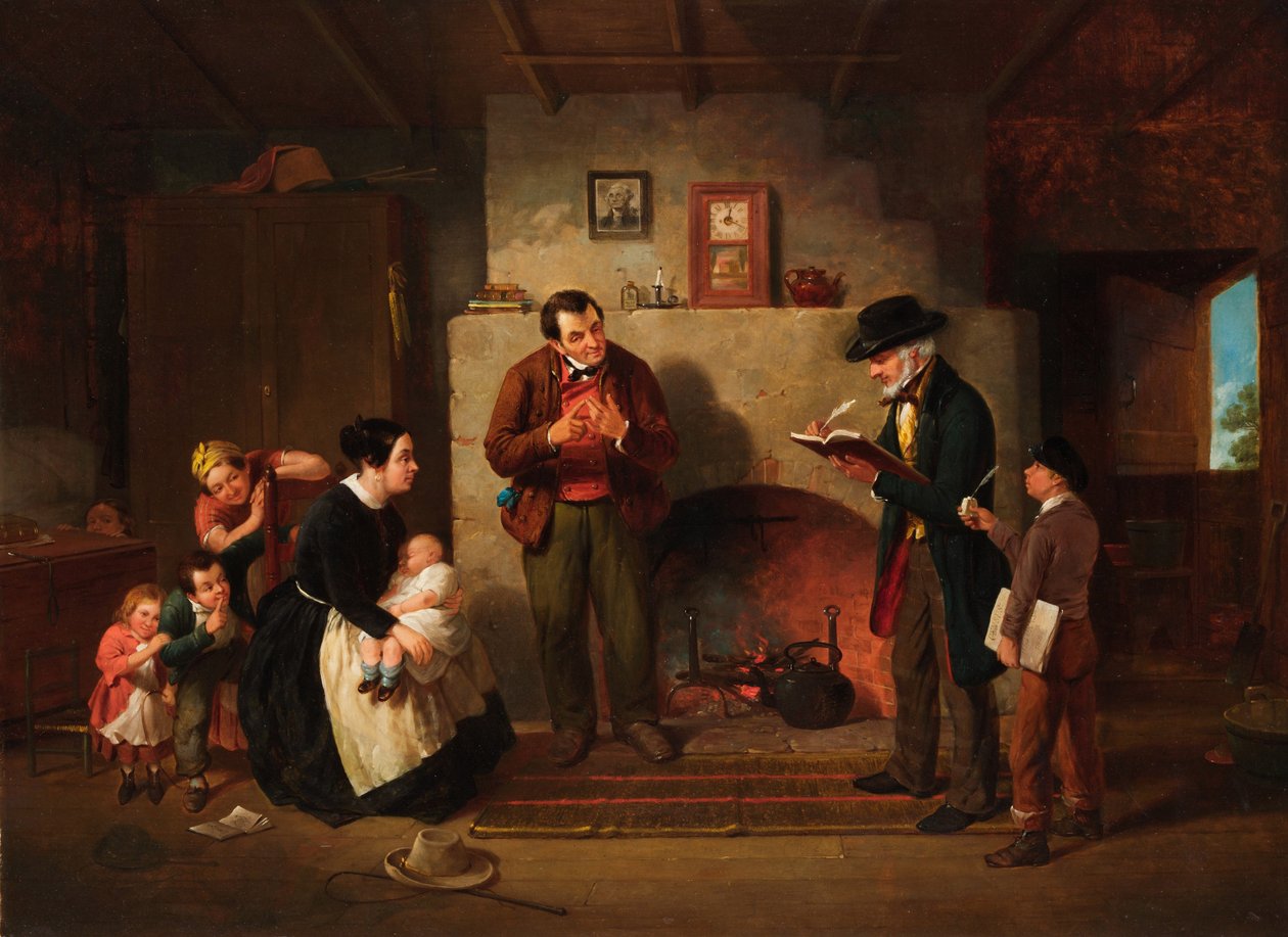 Nüfus Sayımı, 1854 by Francis William Edmonds