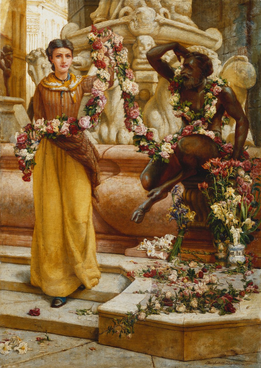 Çiçek Çelengi, 1900 by Francis William Topham