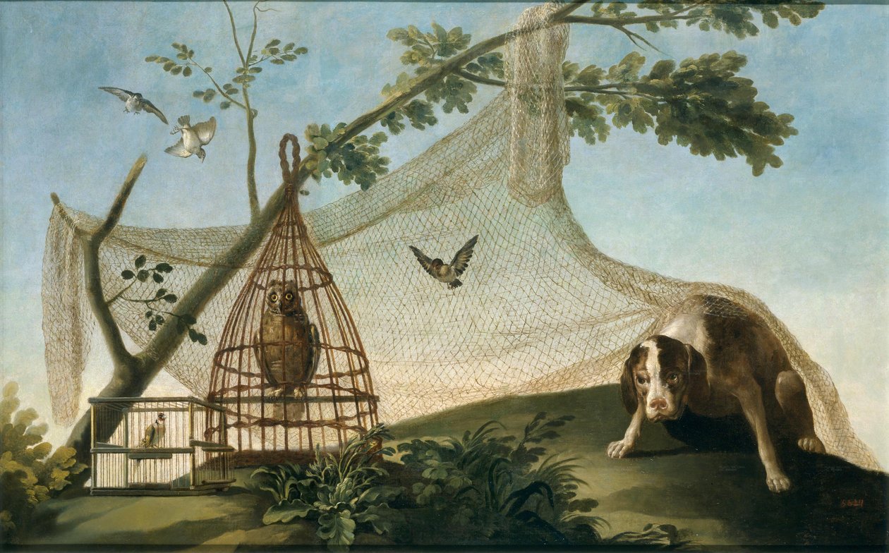 İddia ile avlanma by Francisco de Goya