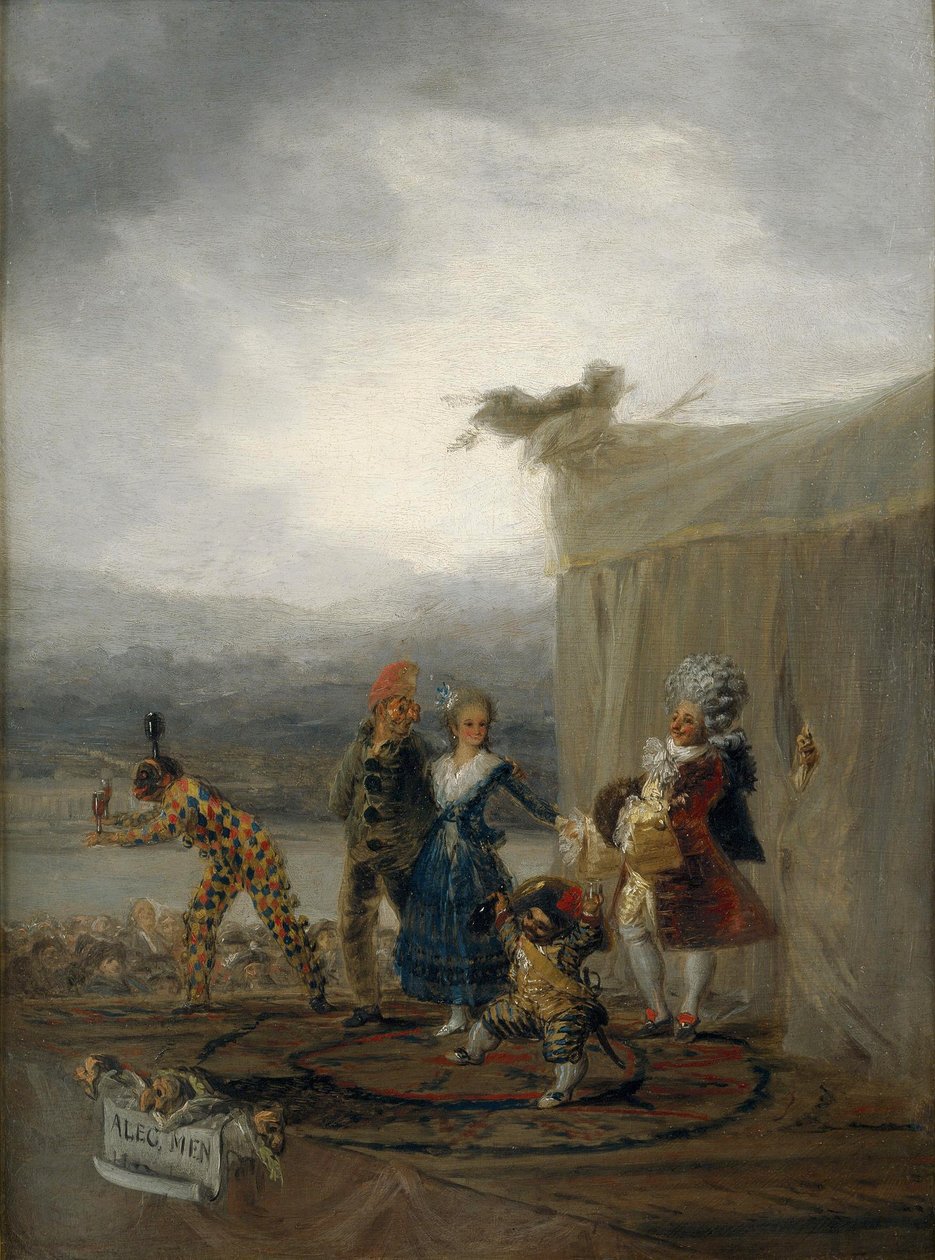 gezgin komedyenler by Francisco de Goya