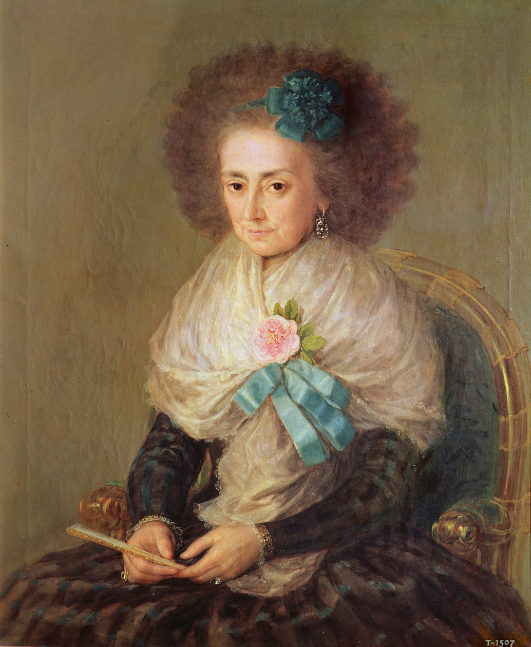 Dona Maria Antonia Gonzaga (1735-1801) Villafranca Markizi by Francisco de Goya