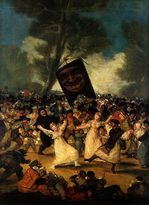 Sardalyanın gömülmesi by Francisco de Goya