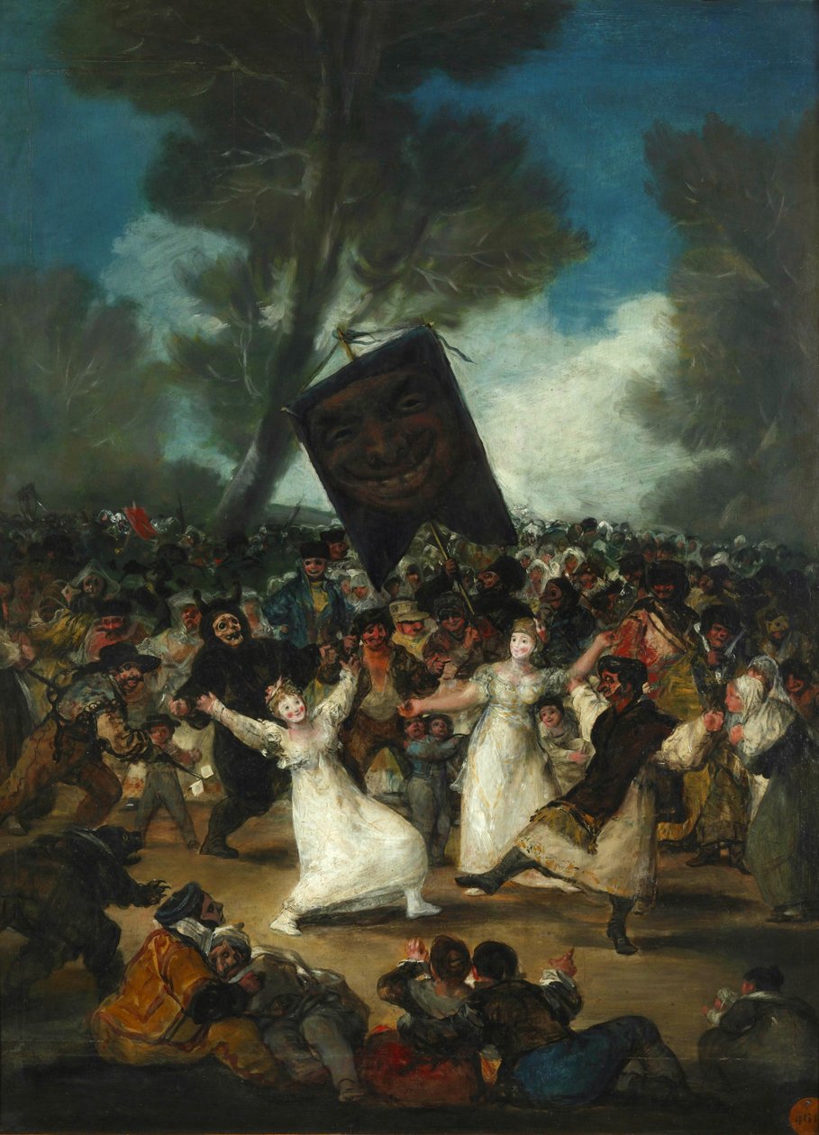 Sardalyanın gömülmesi by Francisco de Goya