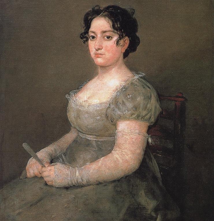 Vantilatörlü kadın by Francisco de Goya