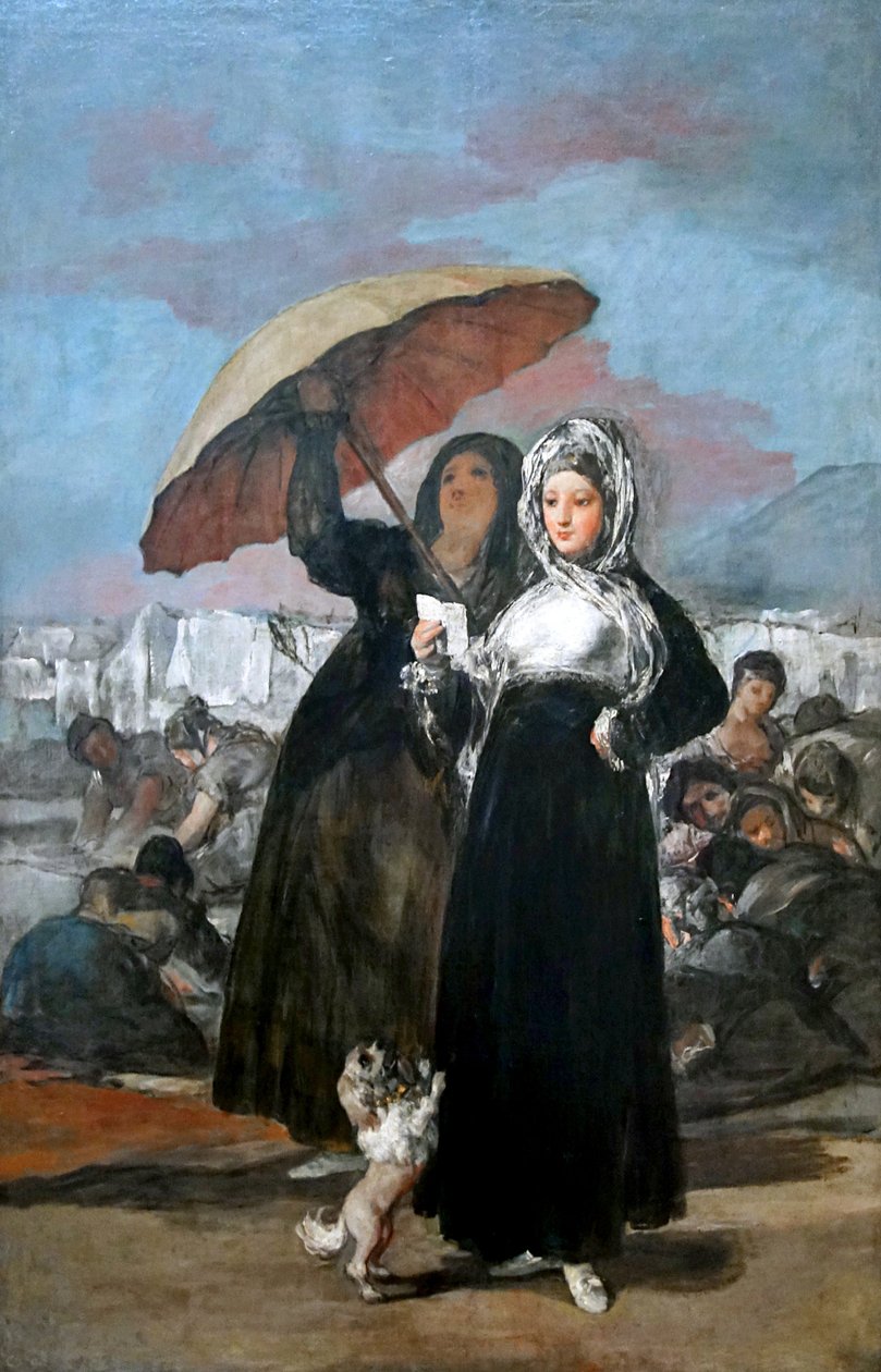 Genç insanlar by Francisco de Goya