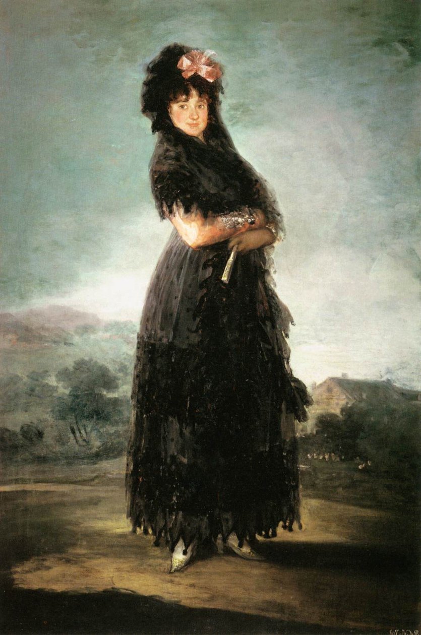 Mariana Waldstein, Dokuzuncu Marquesa de Santa Cruz by Francisco de Goya