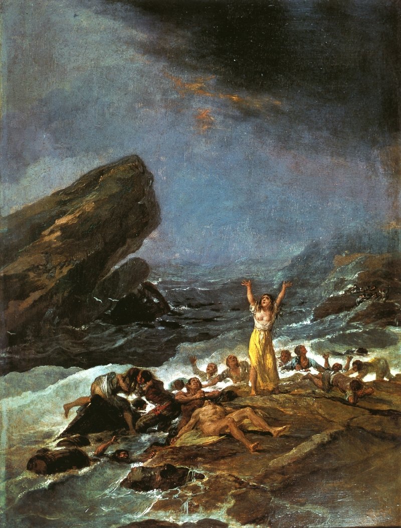 gemi enkazı by Francisco de Goya