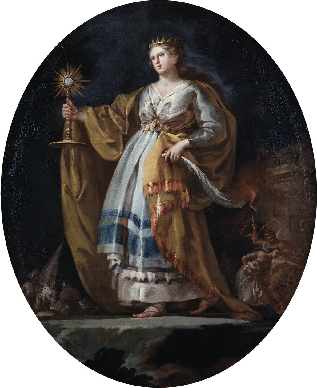 santa barbara by Francisco de Goya