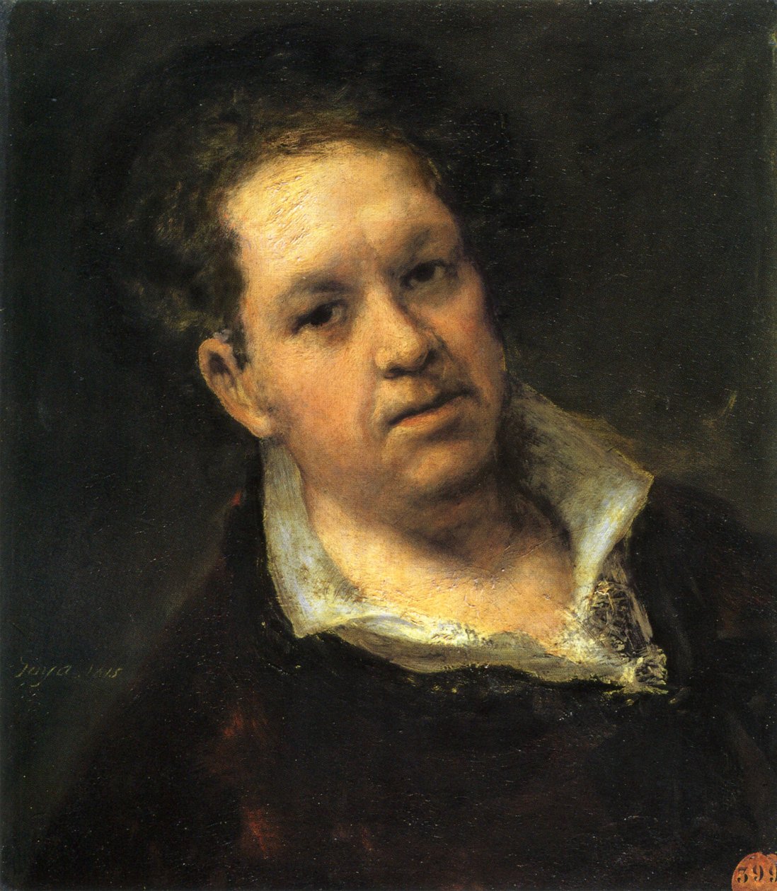 69 yaşında otoportre by Francisco de Goya