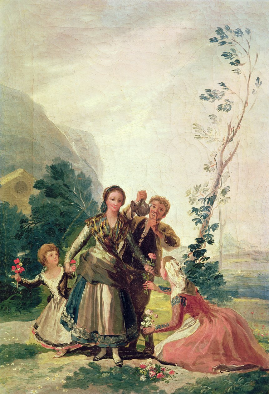 Bahar ya da Çiçek Satıcısı, 1786 by Francisco de Goya