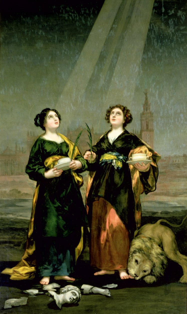 Aziz Justina ve Aziz Rufina, 1817 by Francisco de Goya