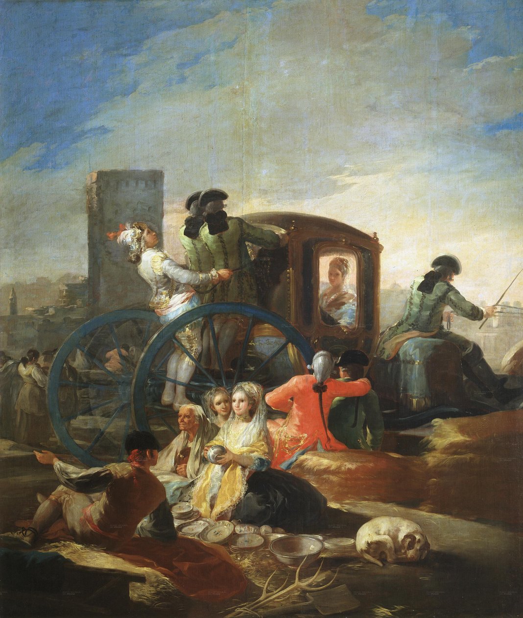 çanak çömlek satıcısı by Francisco de Goya