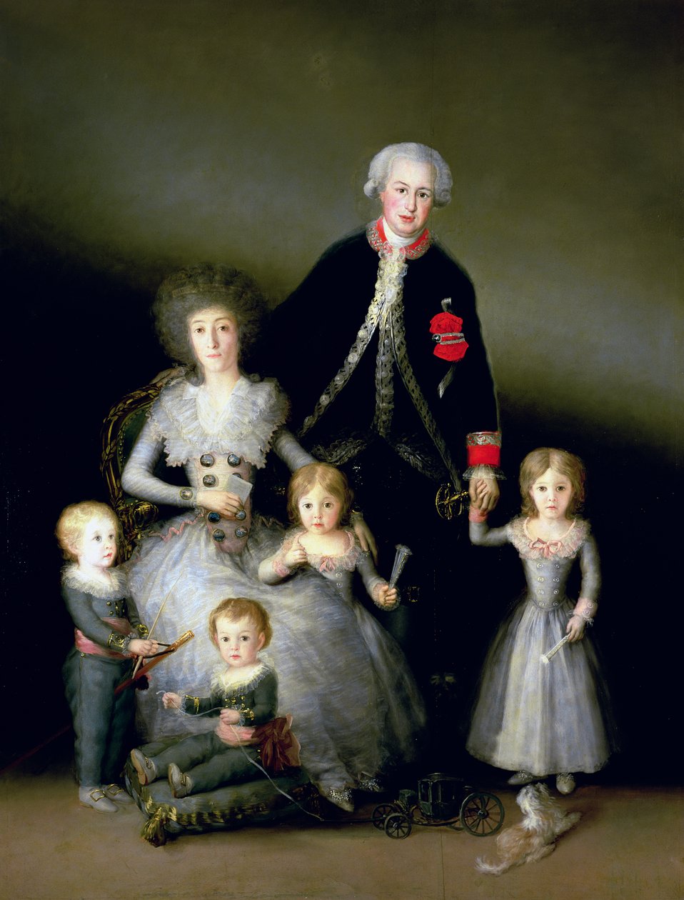The Duke of Osuna and his Family, 1788  by Francisco de Goya