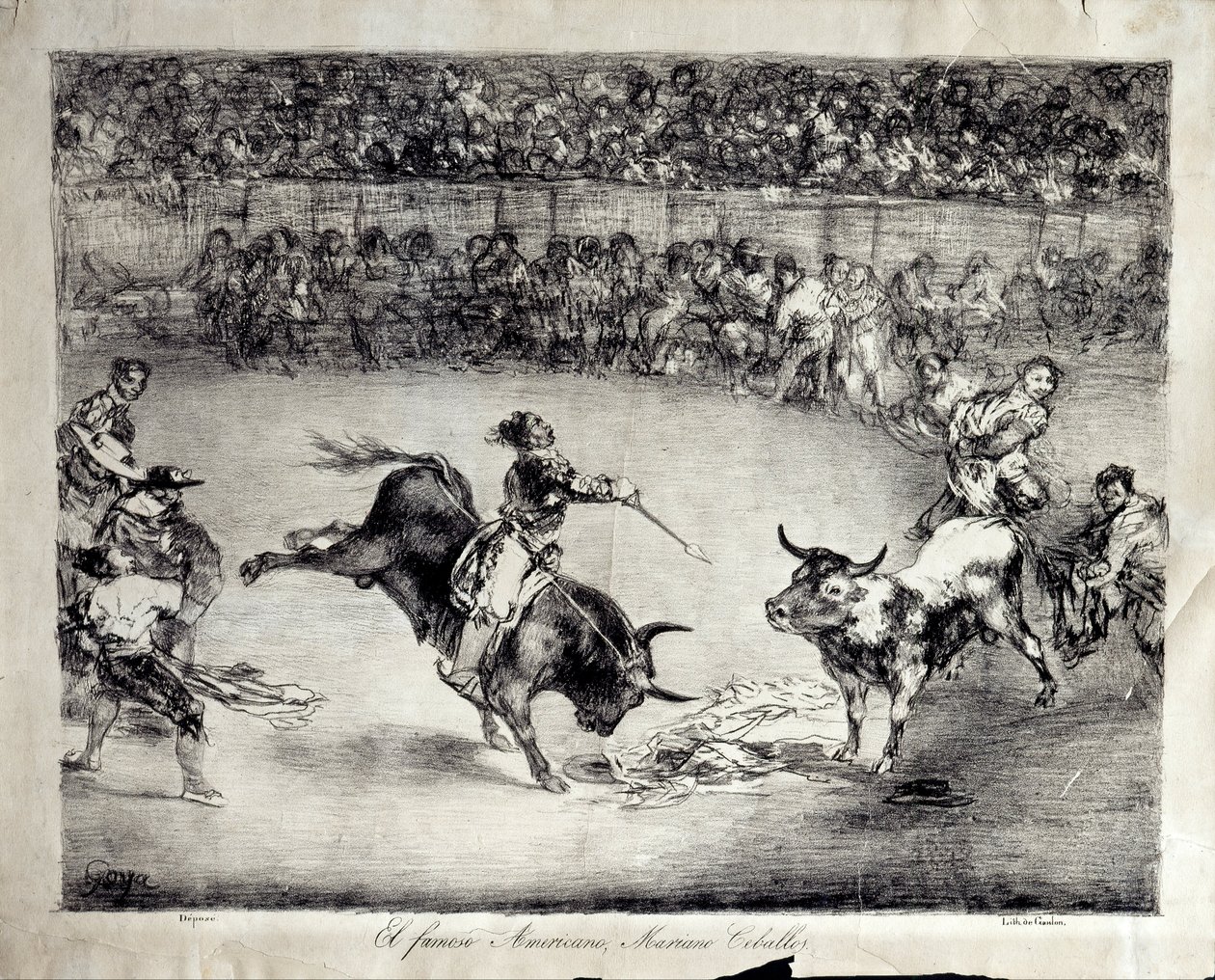 Ünlü Amerikalı Mariano Ceballos by Francisco de Goya