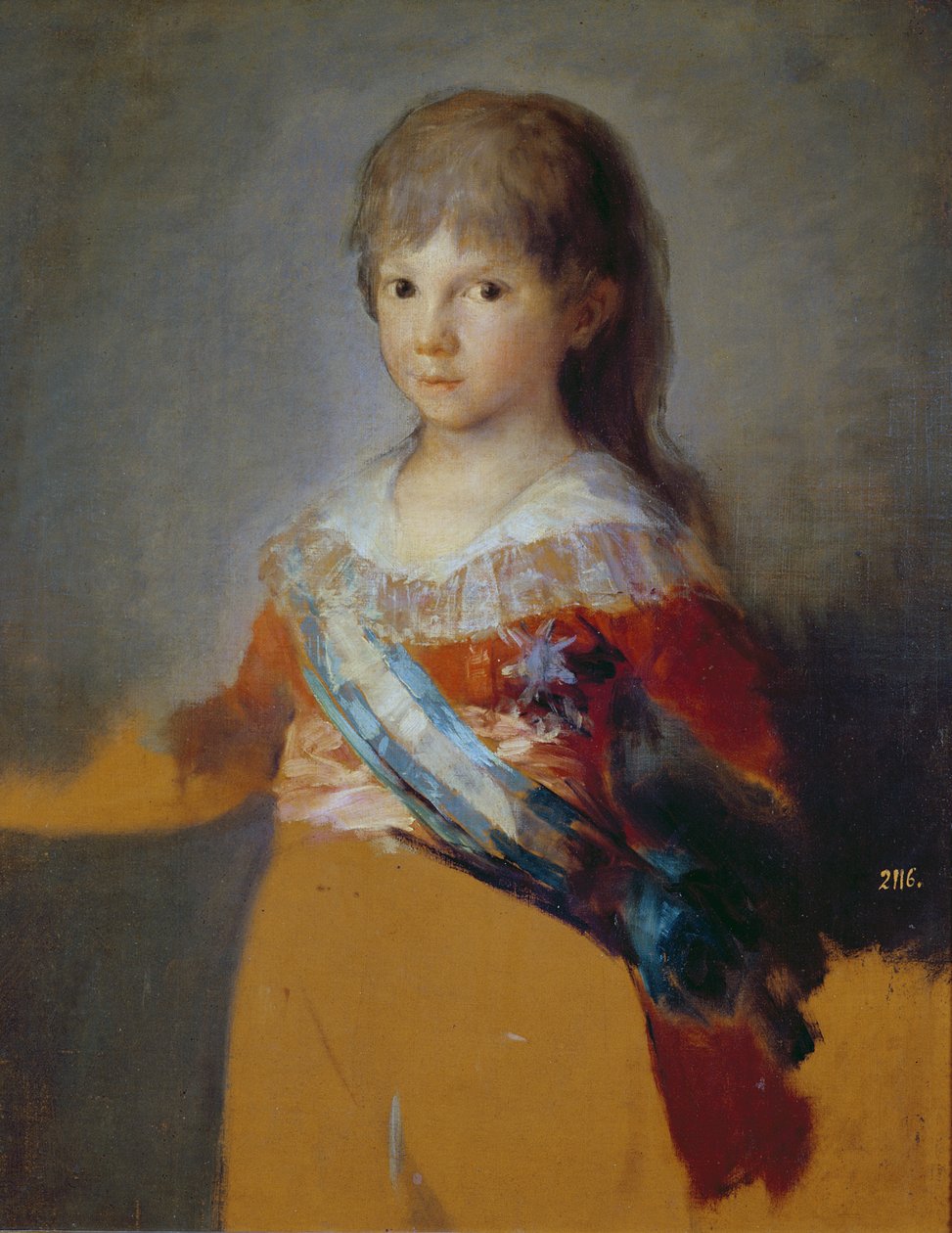 The Infante Francisco de Paula, 1800  by Francisco de Goya