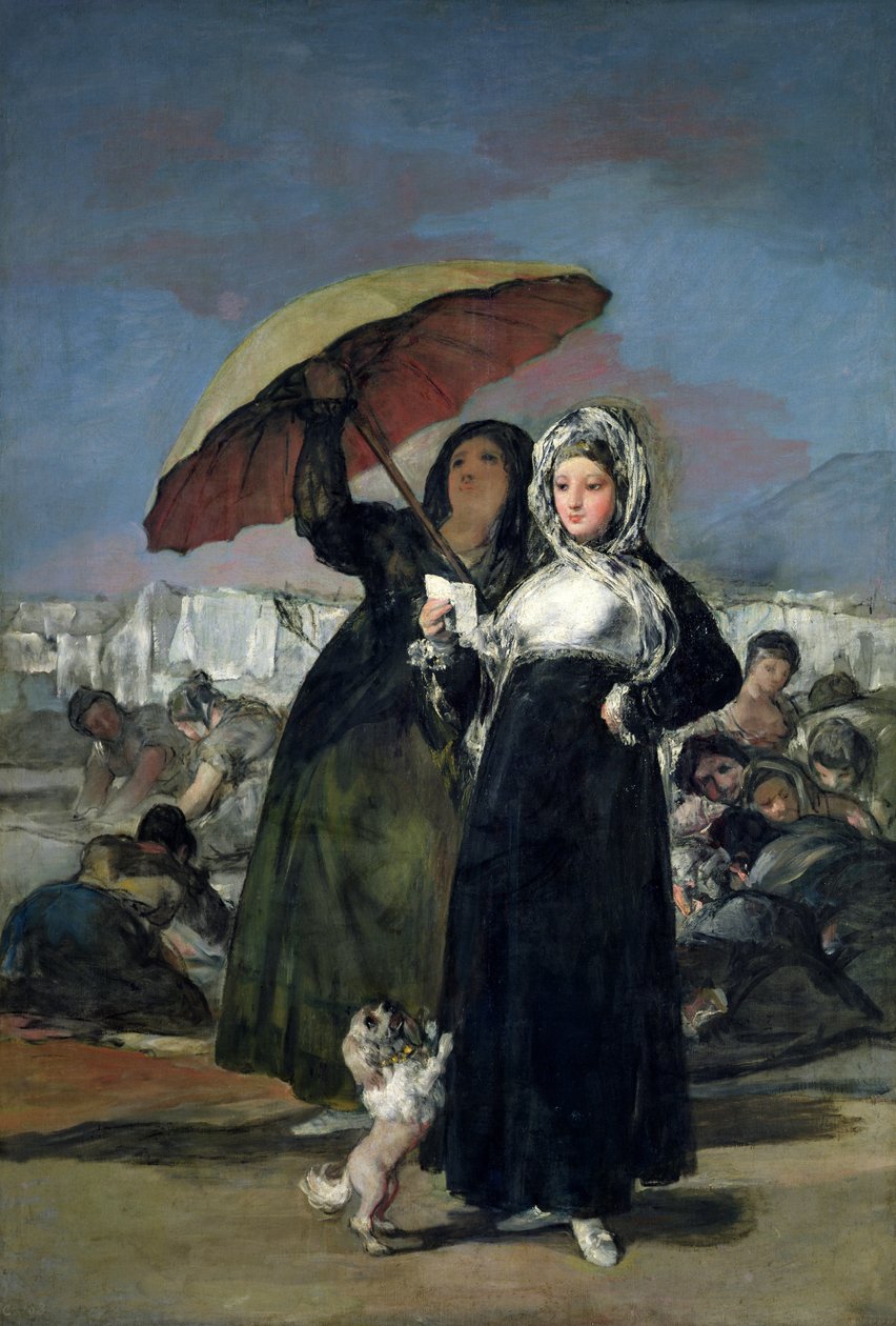 Mektup ya da Genç Kadınlar, c.1814-19 by Francisco de Goya