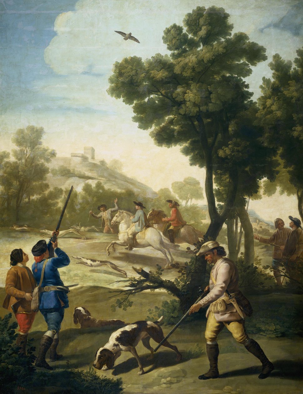 Bıldırcın Vuruşu by Francisco de Goya
