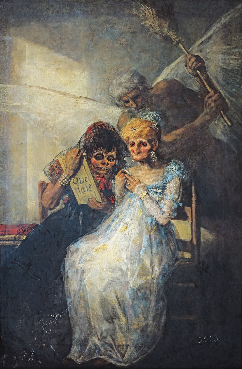 Time of the Old Women, 1820  by Francisco de Goya