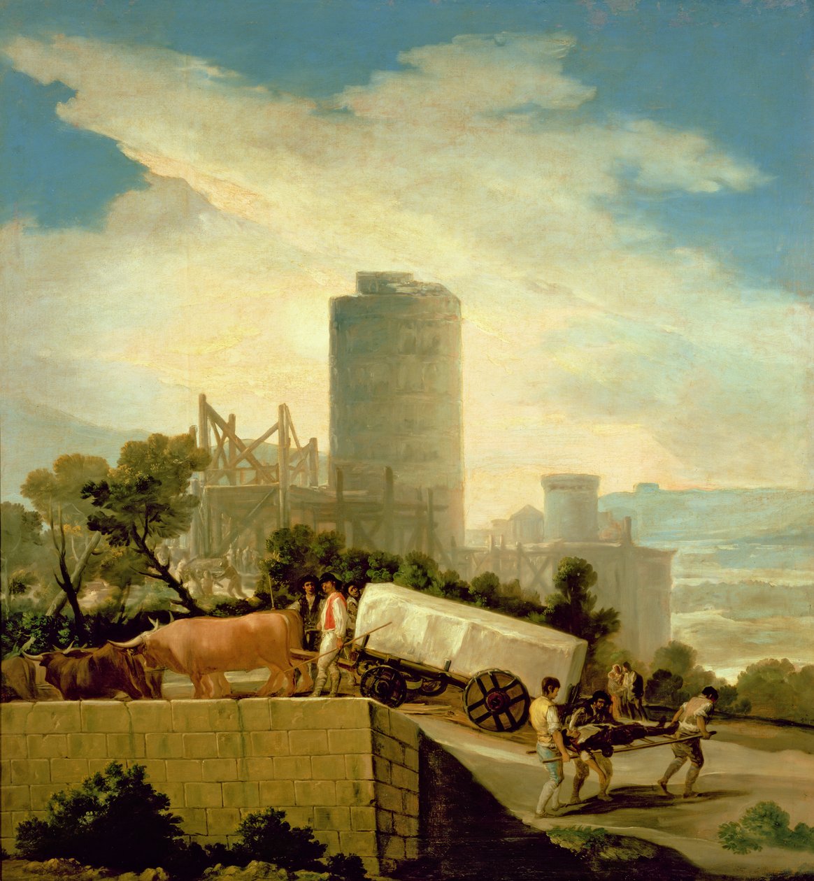 Bir Taş Bloğun Taşınması, 1786-87 by Francisco de Goya