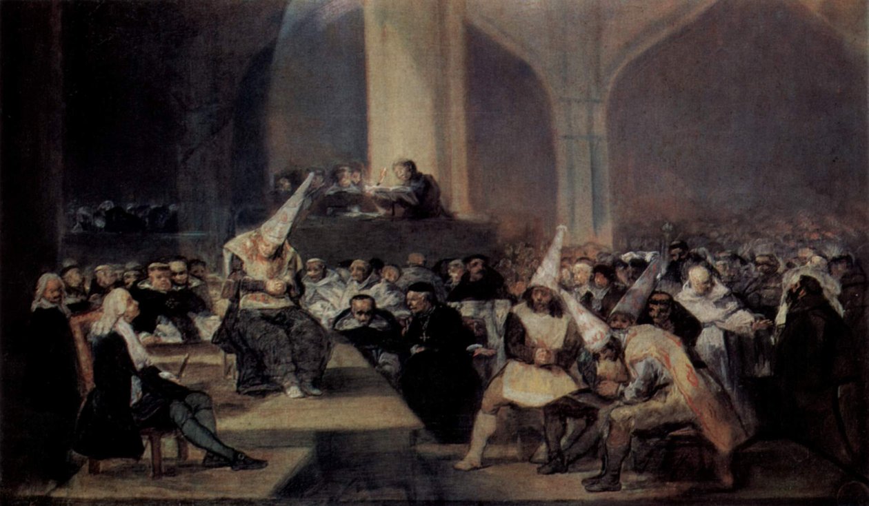 Engizisyon Mahkemesi by Francisco de Goya