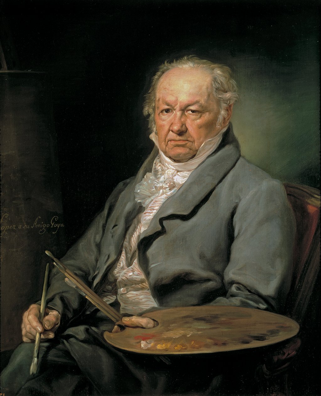 Vicente Lopez Portana by Francisco de Goya
