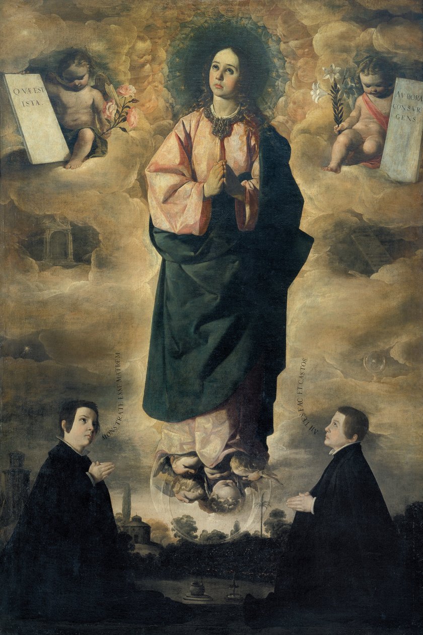 kusursuz gebelik by Francisco de Zurbaran