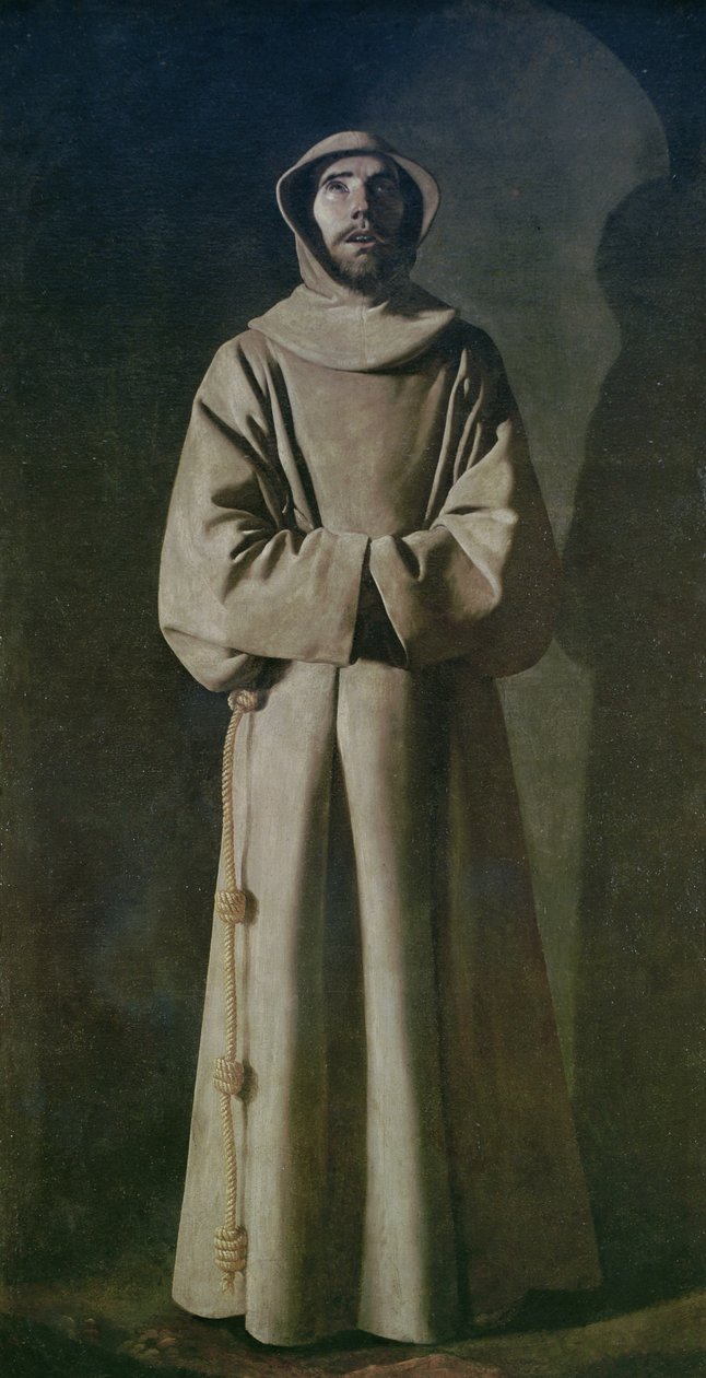 Aziz Francis (1181-1226) 1645-64 by Francisco de Zurbaran