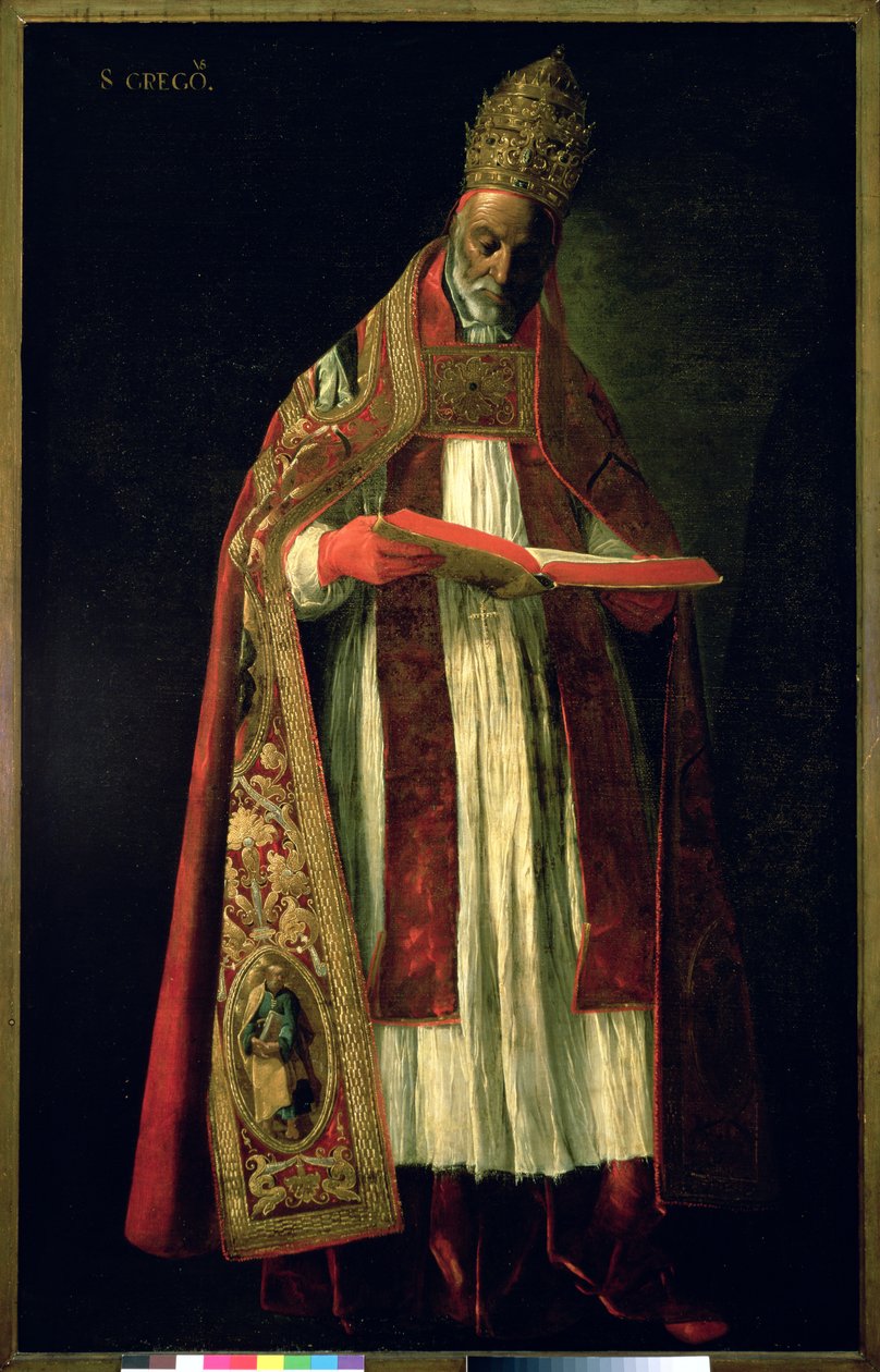 St. Gregory the Great (c.540-604)  by Francisco de Zurbaran