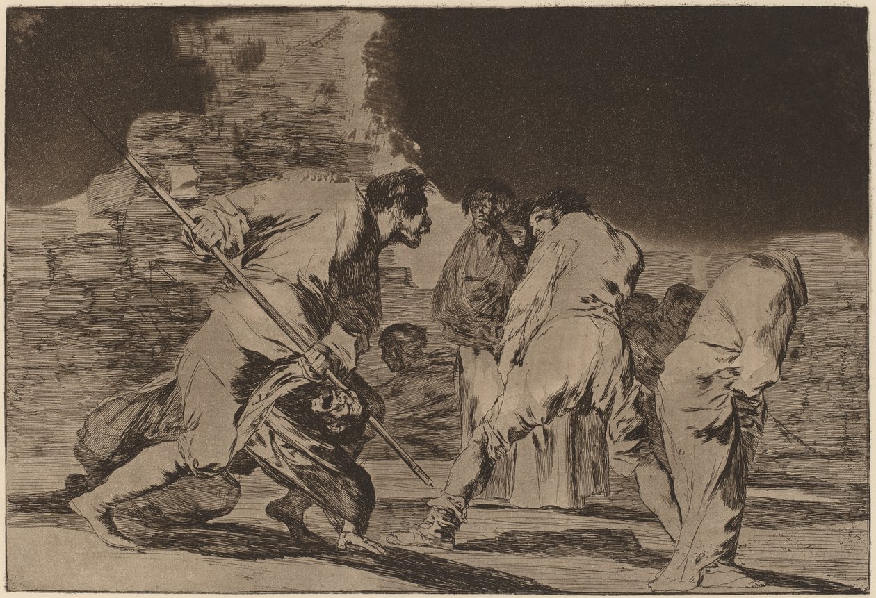 Farklı furioso (Öfkeli Budalalık) by Francisco de Goya