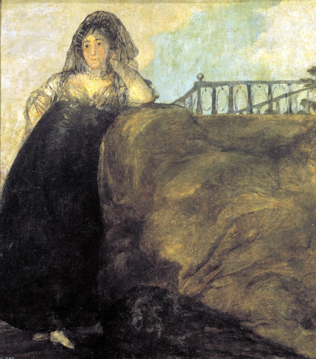 La Leocadia veya Una manola by Francisco de Goya