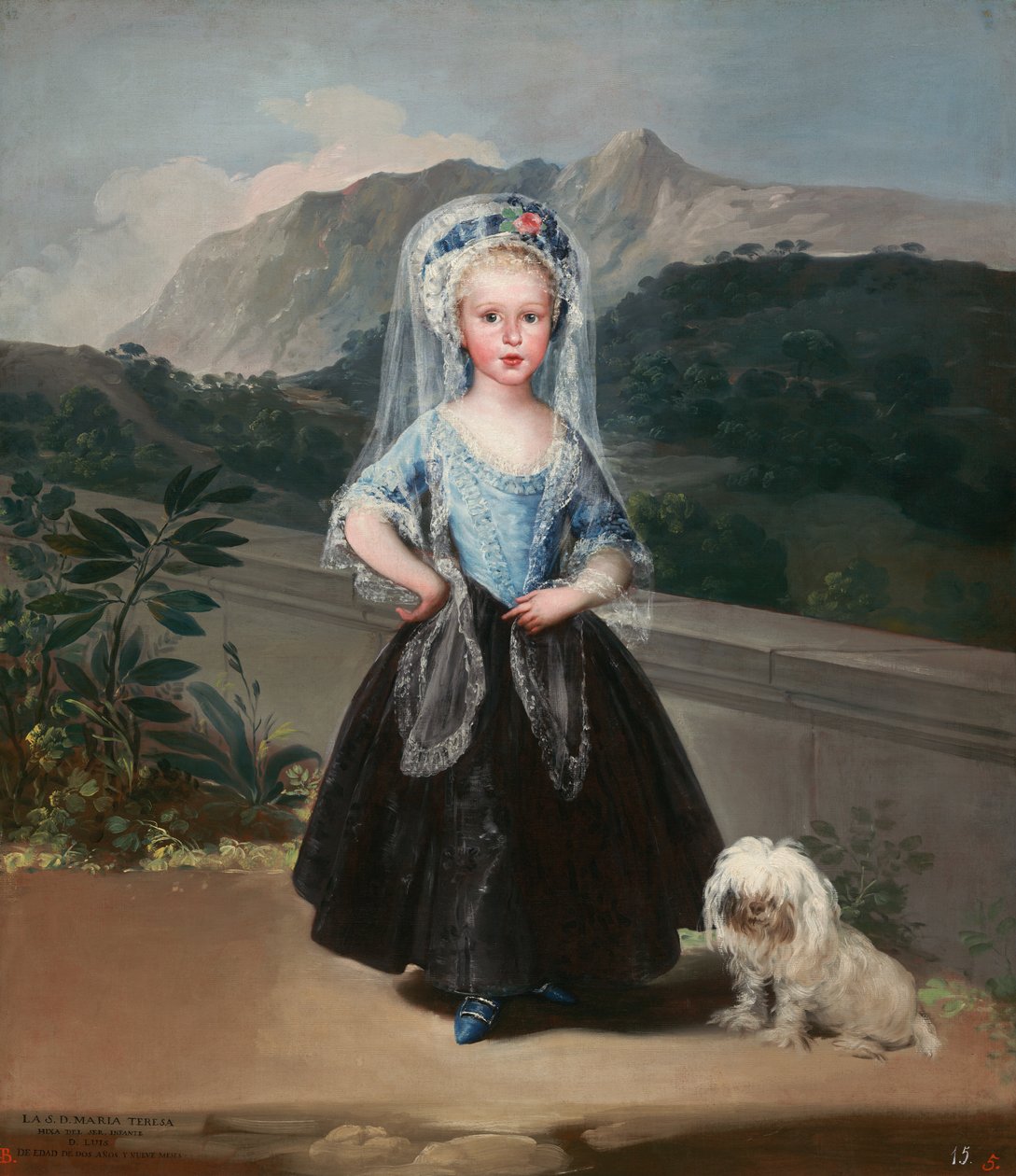 María Teresa de Borbón y Vallabriga, daha sonra Chinchón Kontesi by Francisco de Goya