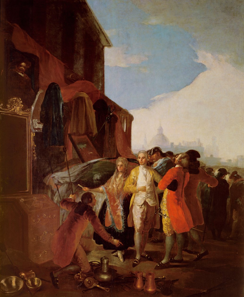 Madrid Fuarı, 1778 by Francisco de Goya