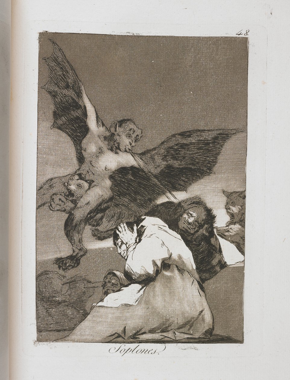 ಲಾಸ್ ಕ್ಯಾಪ್ರಿಚೋಸ್, 1797-1798ಟರ್ಕ್ನಿಂದ ಪ್ಲೇಟ್ by Francisco de Goya
