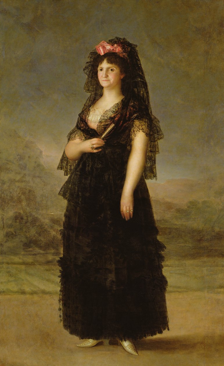 Mantilla giyen Kraliçe Maria Luisa (1751-1819), 1799 by Francisco de Goya