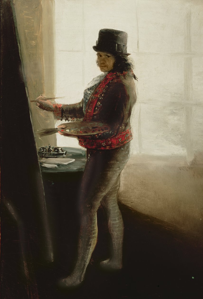 Self Portrait in the Studio, c.1790  by Francisco de Goya