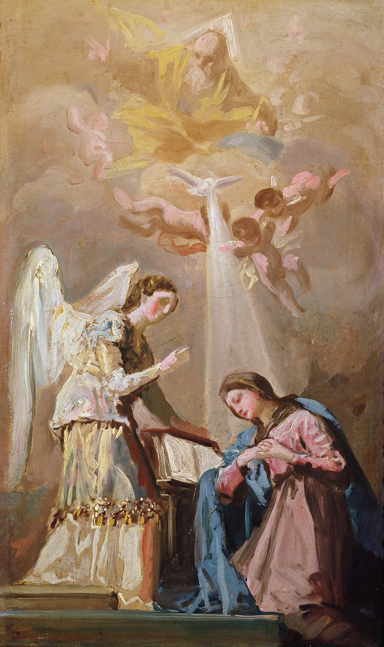 Müjde (petrol) by Francisco de Goya