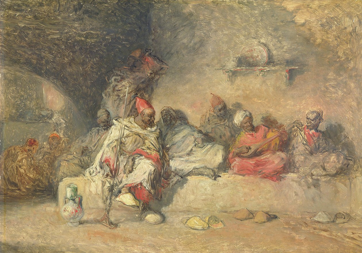 Bir Grup Moors by Francisco Lameyer