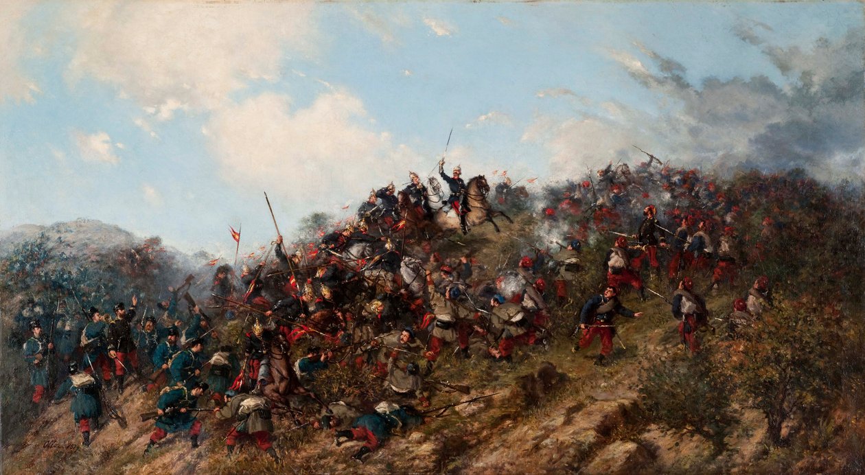 Trevino Savaşı by Francisco Manuel Oller