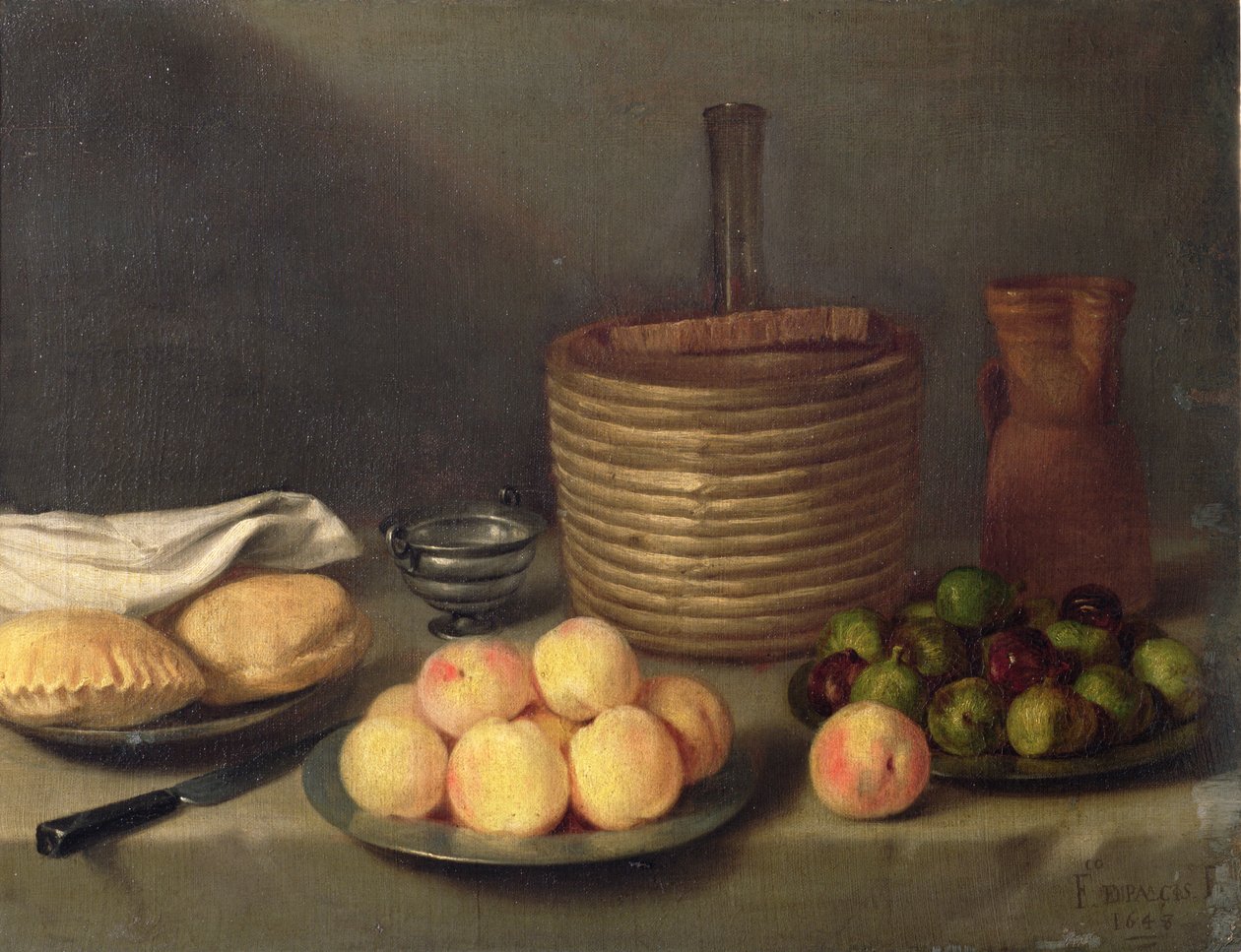 Meyveli natürmort, 1648 by Francisco Palacios
