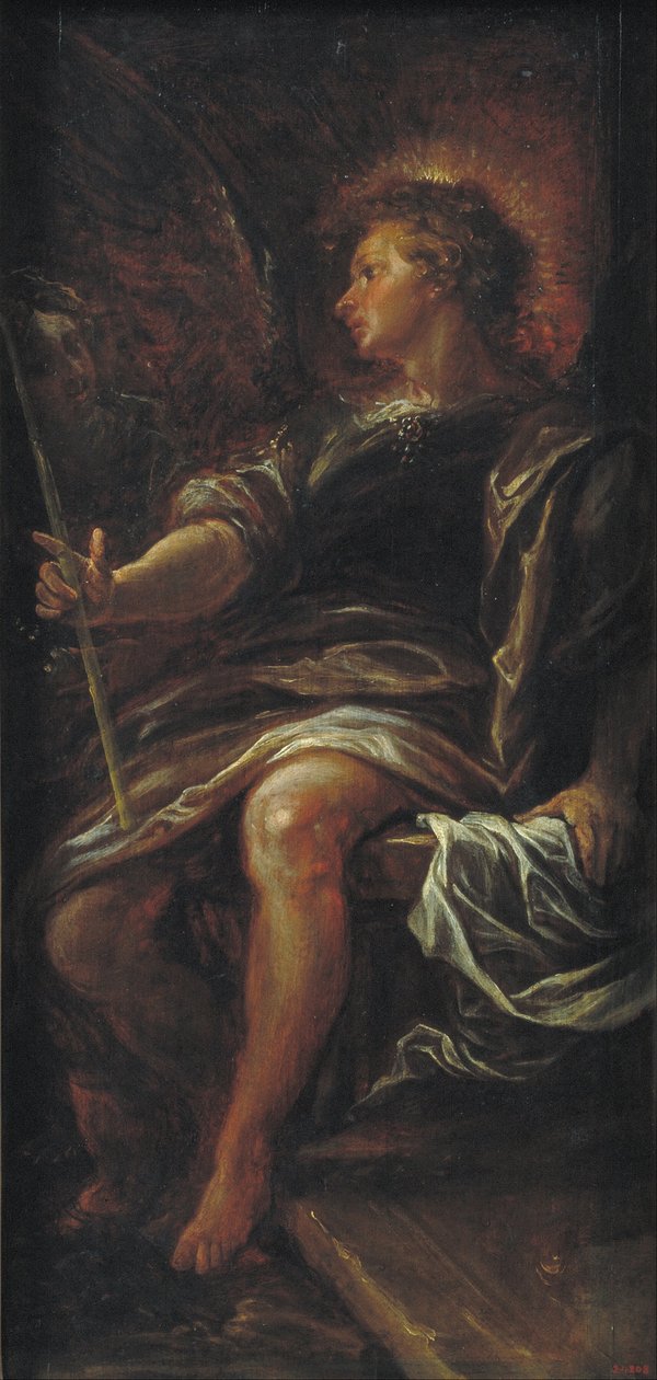 Mezarın önündeki melek by Francisco Rizi