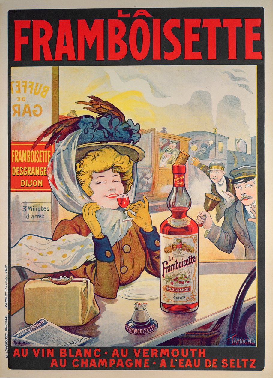 Afiş reklamı 'La Framboisette' by Francisco Tamagno