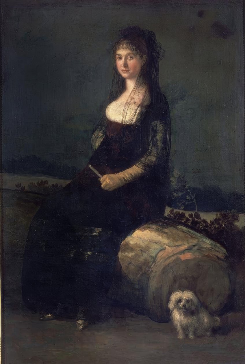 İspanyol okulu. Joaquina Asma Kilit. Valencia, Güzel Sanatlar Müzesi - Colegio Pious V. Künstler: FRANCISCO DE GOYA. Ara: GÜZEL SANATLAR MÜZESİ-COLEGIO PIO V, VALENCIA, İSPANYA by Francisco de Goya