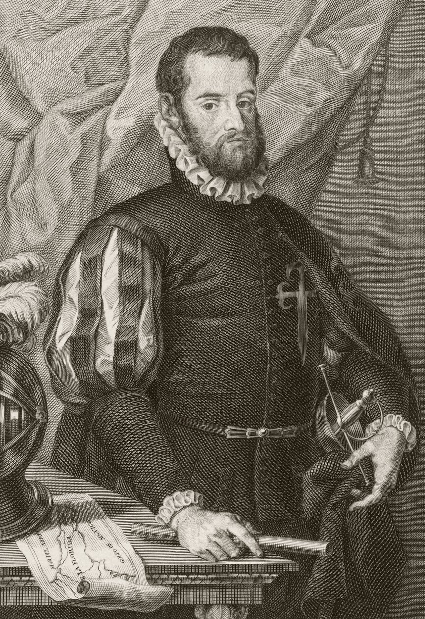 Pedro Menendez de Avilés by Francisco de Paula Marti Mora