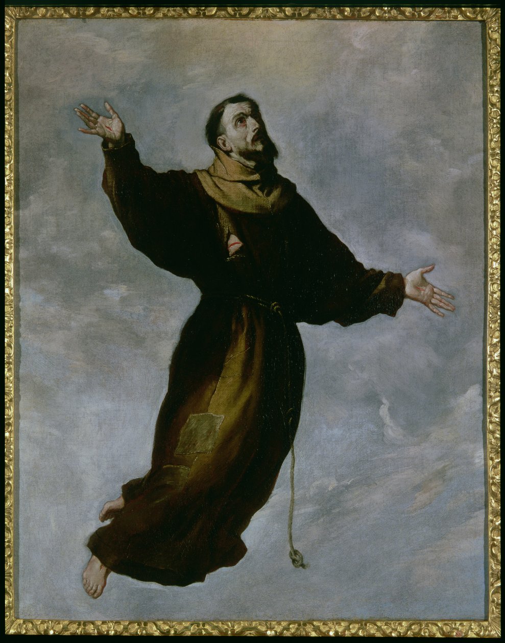 Aziz Francis'in havaya kaldırılması by Francisco de Zurbaran