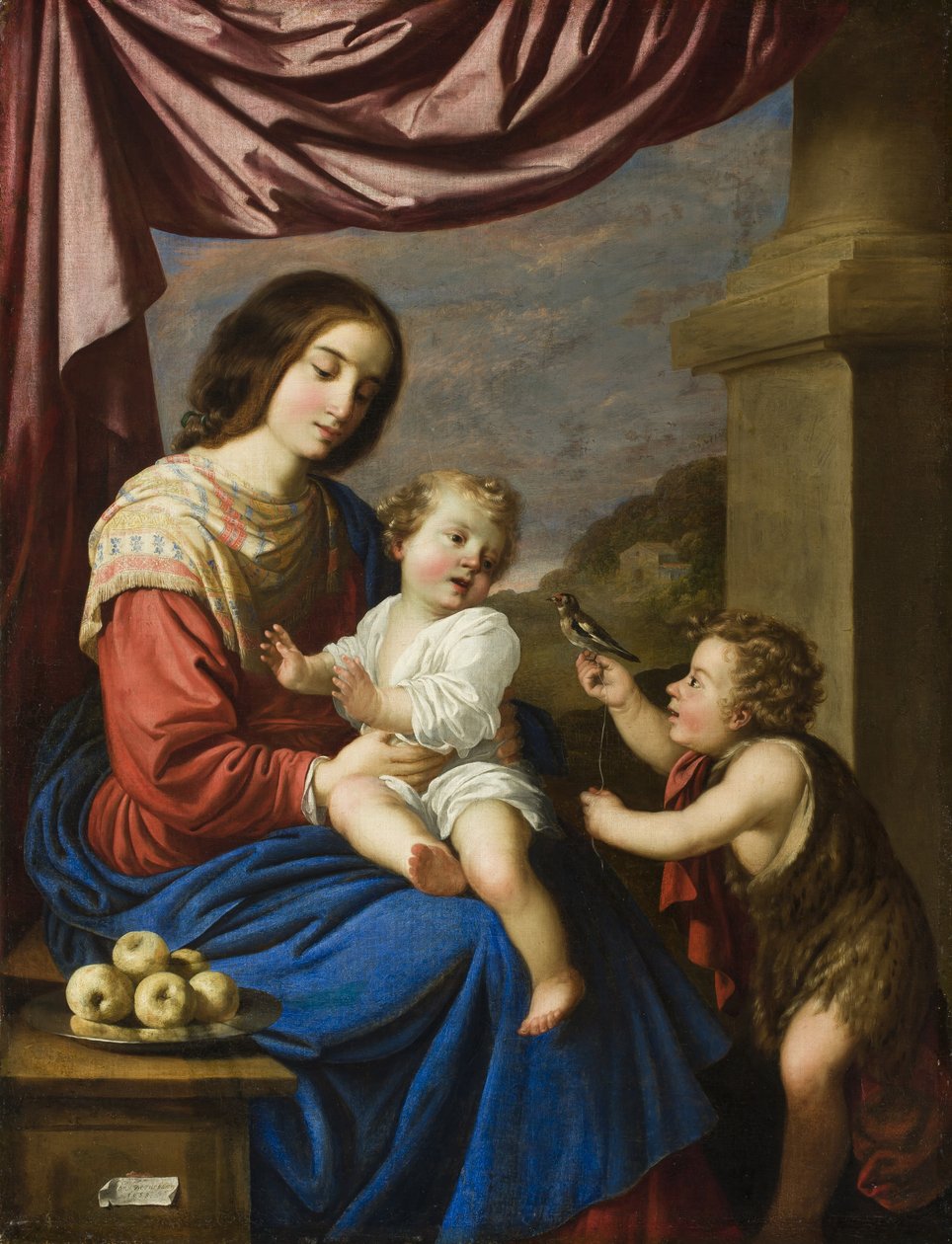 Bebek Aziz John ile Madonna ve Çocuk, 1658 by Francisco de Zurbaran