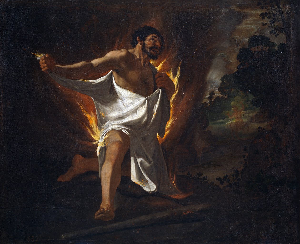 Herkül ölümü by Francisco de Zurbaran